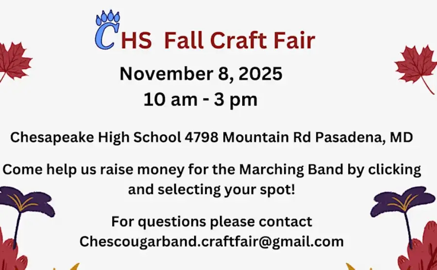 Main Image Supporting the Content of Chesapeake HS Fall Craft Show