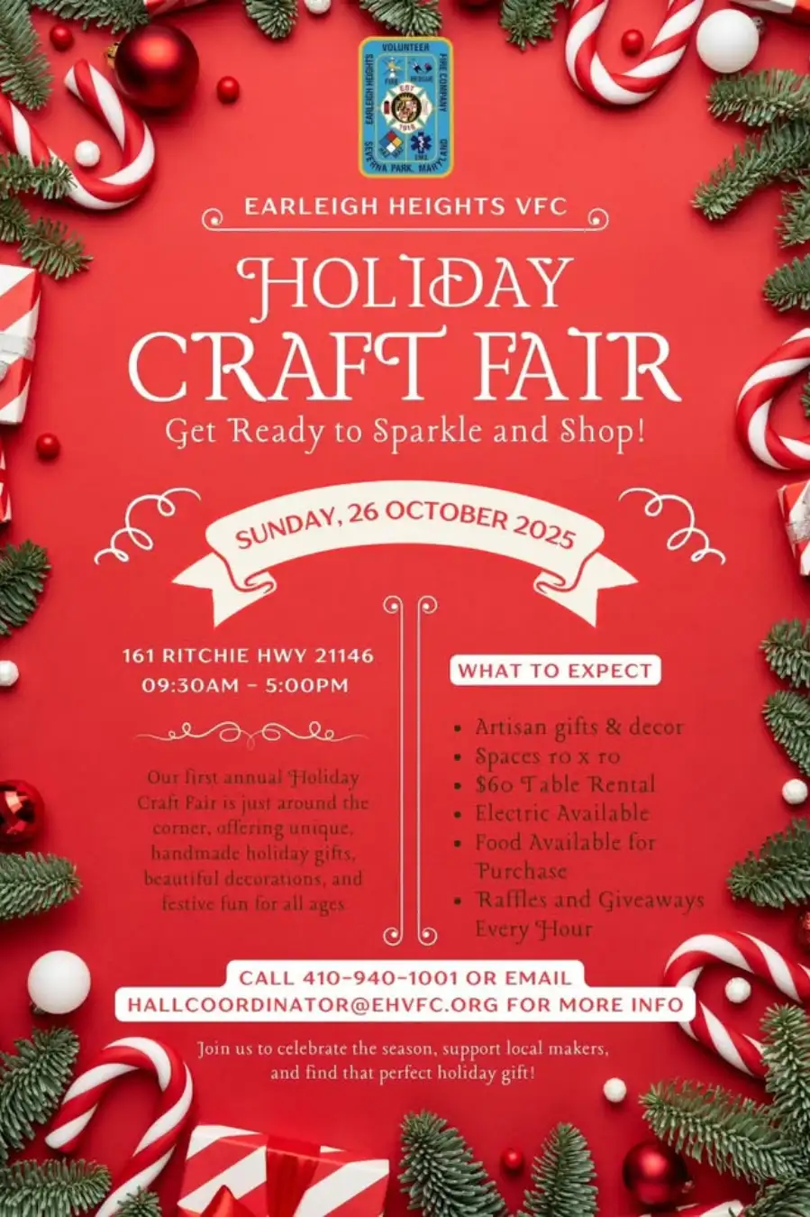 Earleigh Heights VFC Holiday Craft Fair Image
